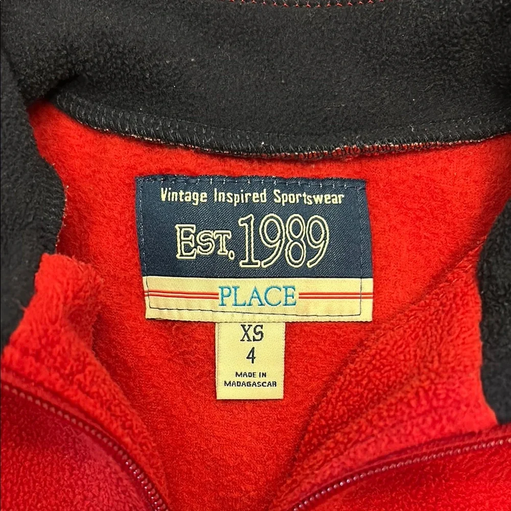 The Children's Place Red Kids Fleece Hoodie